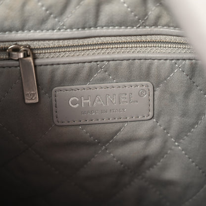 Chanel Shiny Calfskin Quilted Small Chanel 22 Grey 7 of 15