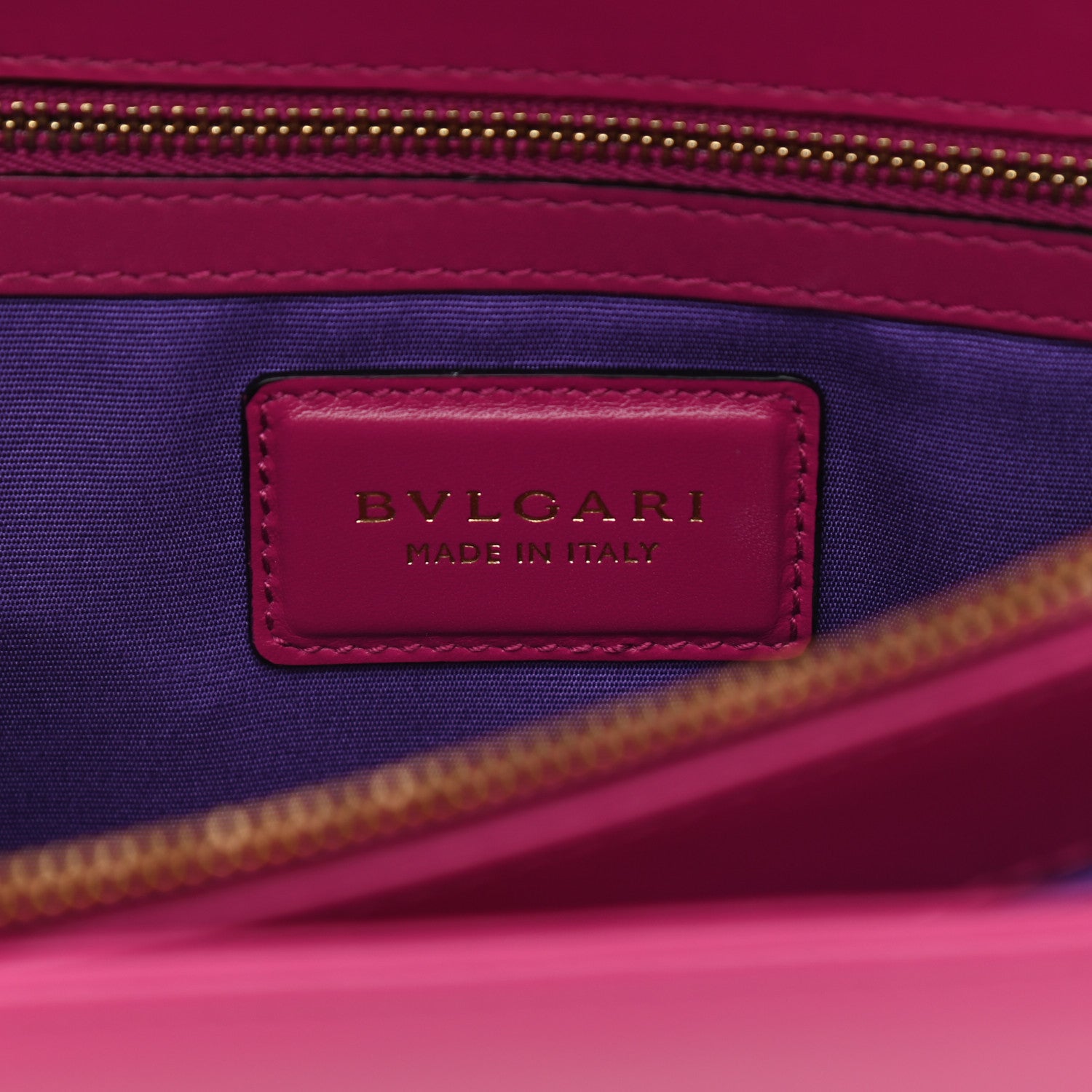 Bulgari Calfskin Serpenti Forever Crossbody Bag Plum 6 of 9