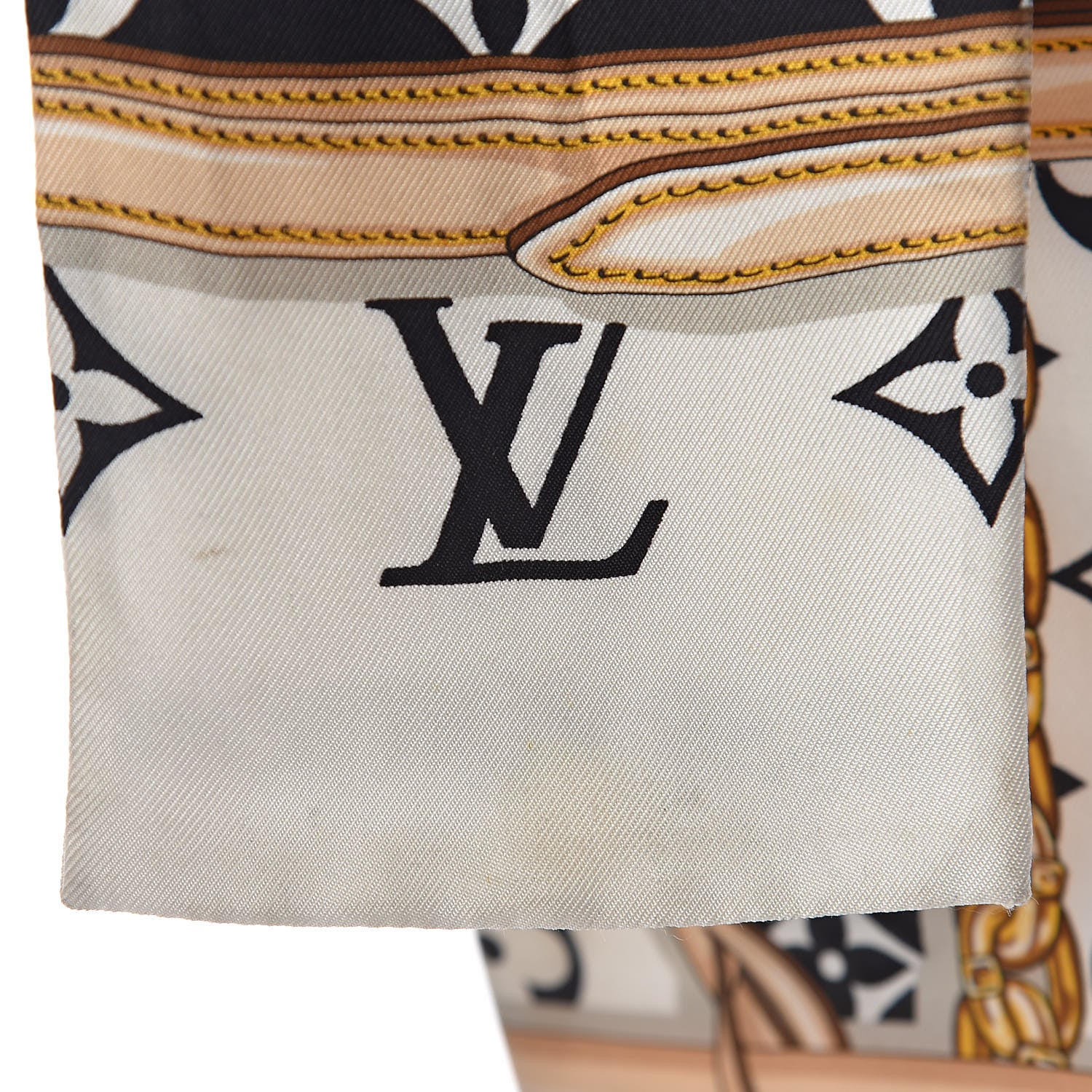 Louis Vuitton Silk Monogram Confidential Bandeau Black 11 of 11