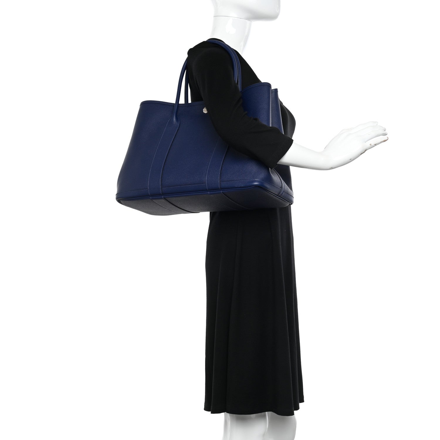 Hermes Epsom Garden Party 36 MM Bleu Saphir 3 of 9