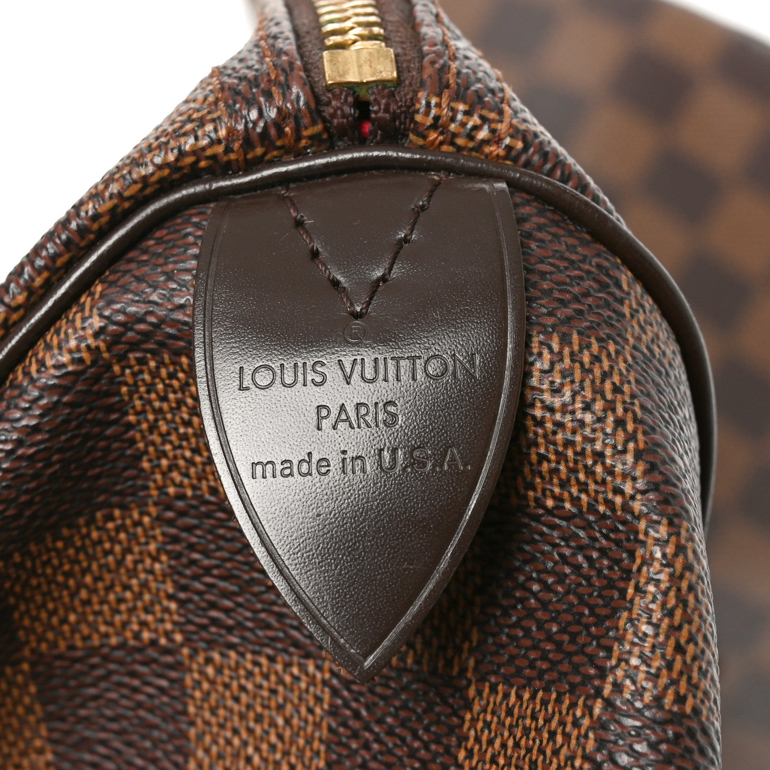 Louis Vuitton Damier Ebene Speedy 35 6 of 10