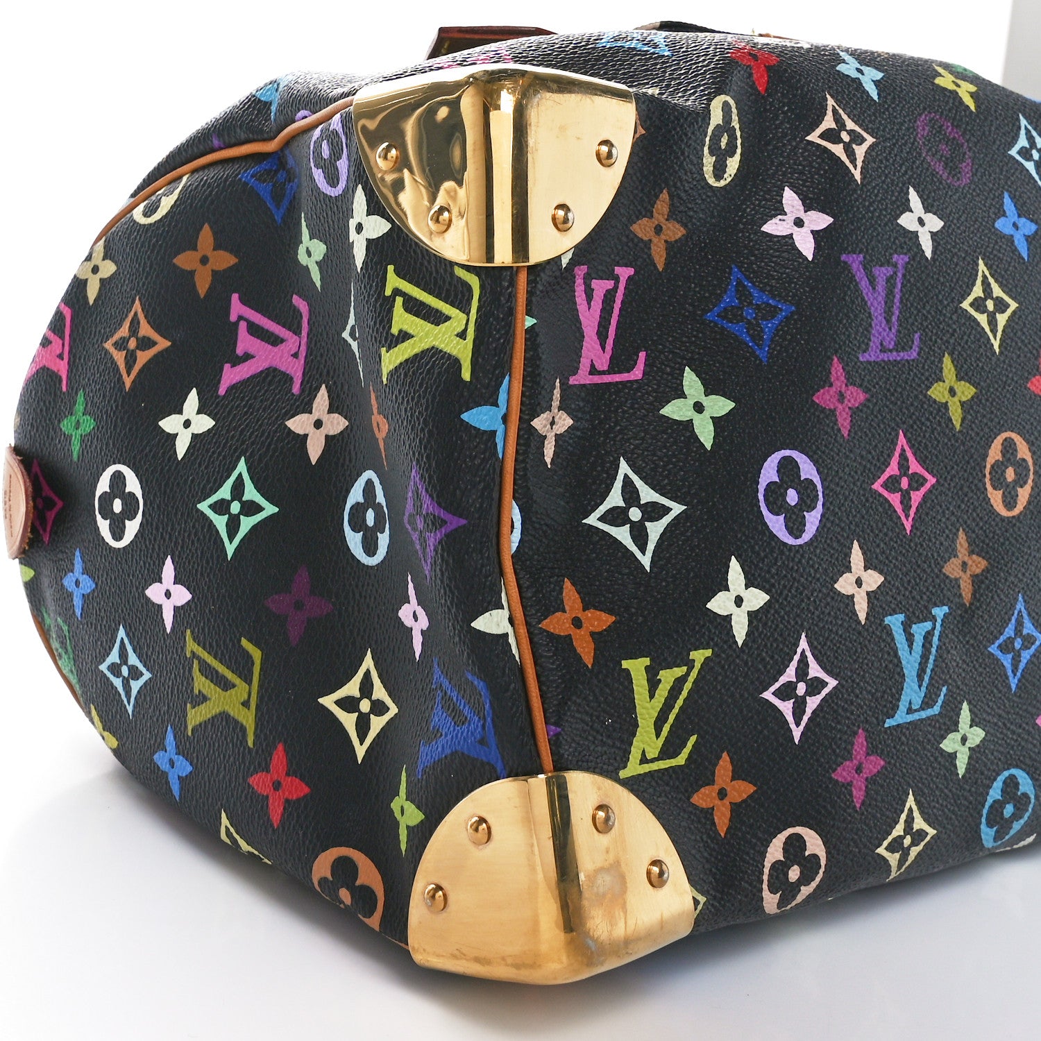 Louis Vuitton Monogram Multicolor Speedy 30 Black 8 of 9