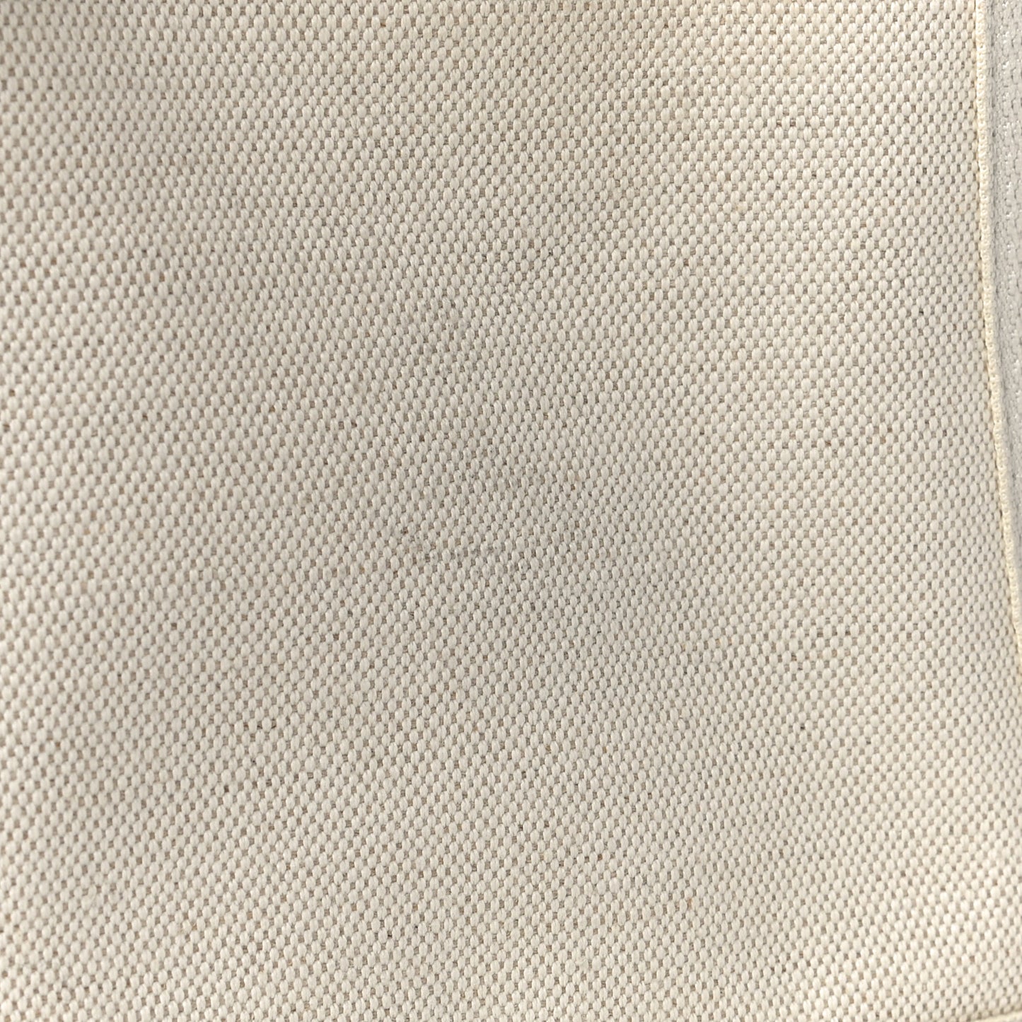 Cotton Canvas Calfskin Navy Cabas XS Natural