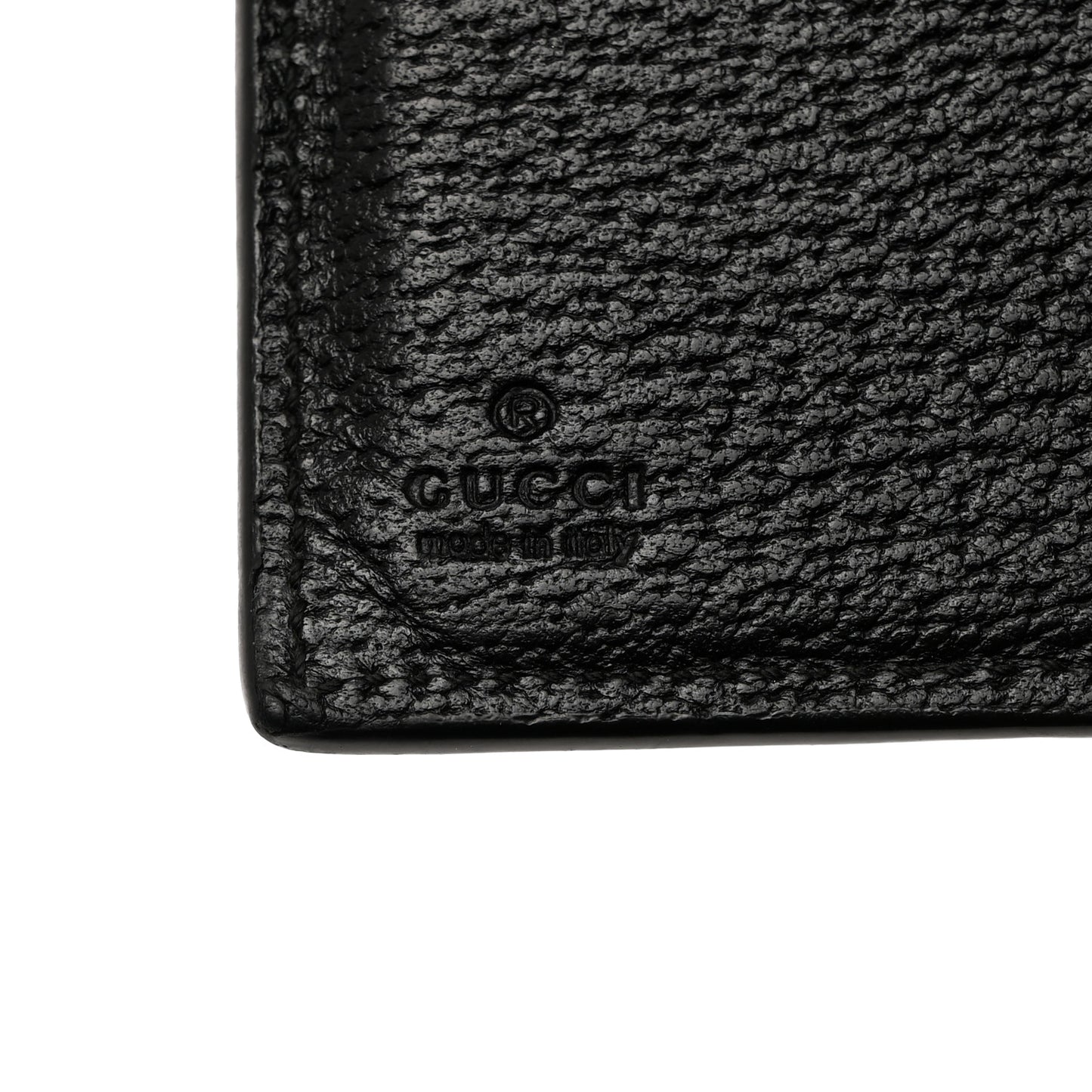 Calfskin Boar Effect GG Marmont Long Wallet Black