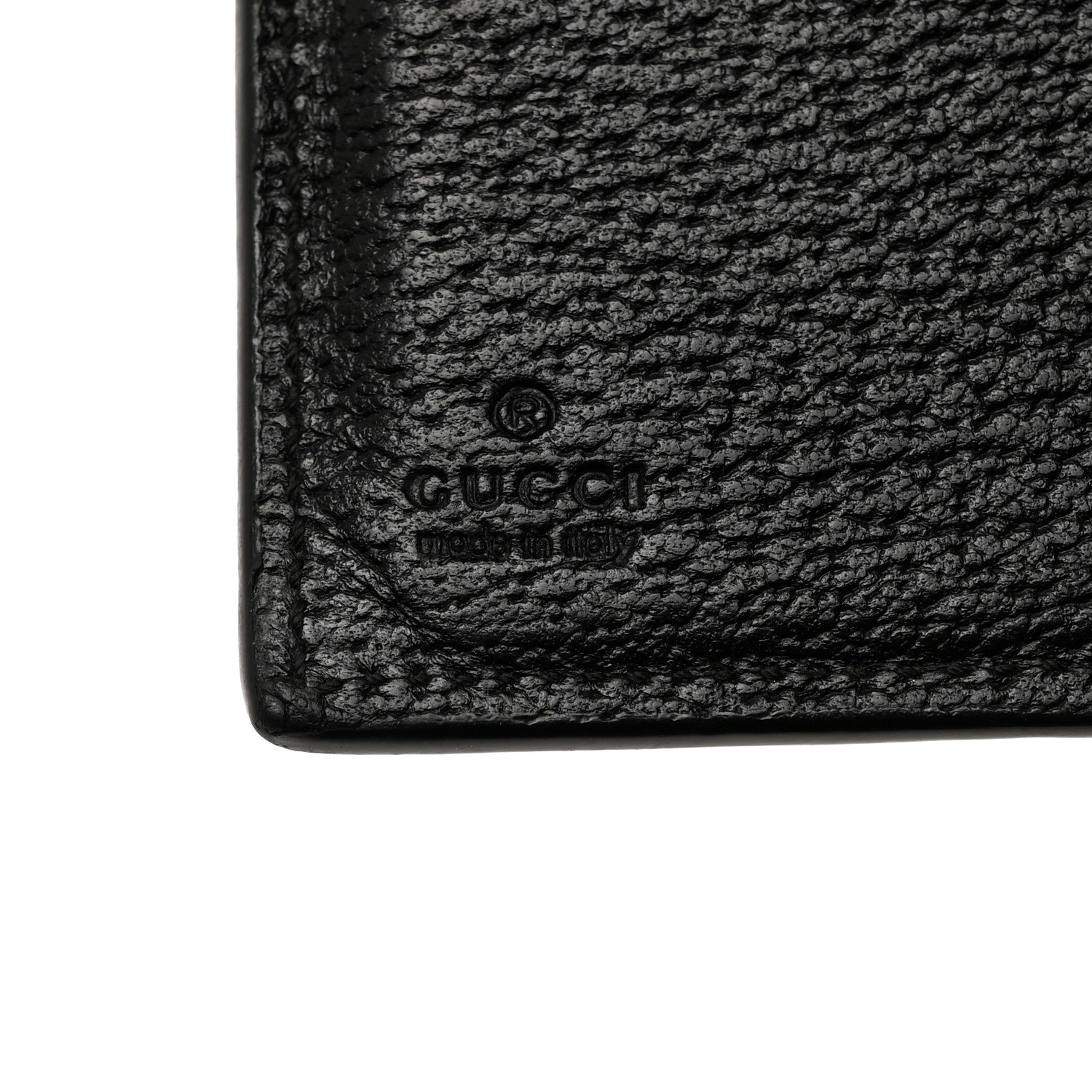 Gucci Calfskin Boar Effect GG Marmont Long Wallet Black 7 of 8