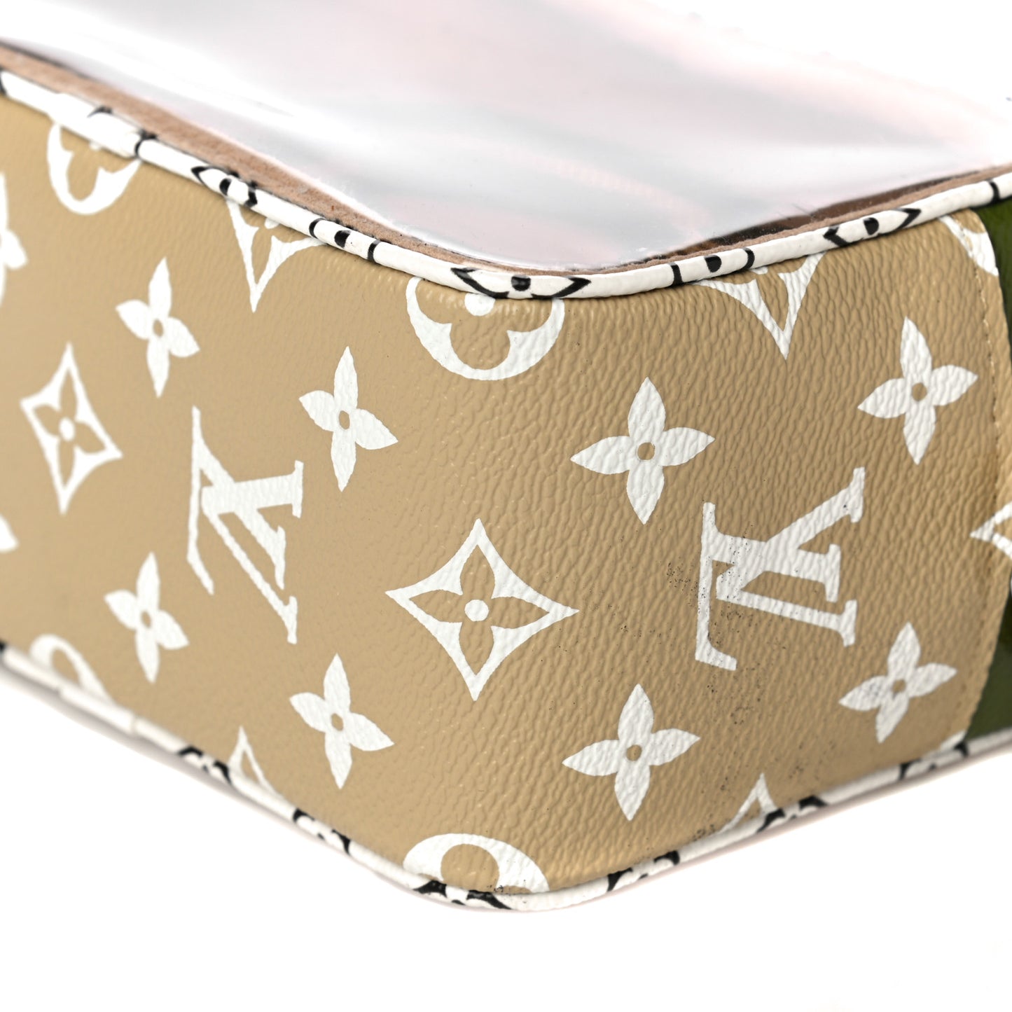 Monogram Giant Beach Pouch Kaki