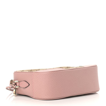 Gucci Monogram Mini Bree Messenger Bag Beige Soft Pink 4 of 9