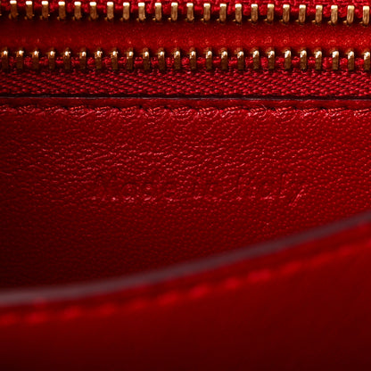 Celine Smooth Calfskin Small Classic Box Flap Bag Red 7 of 15