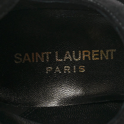 Saint Laurent Suede Cut Out Joplin Over The Knee Boots 36.5 Black 8 of 8