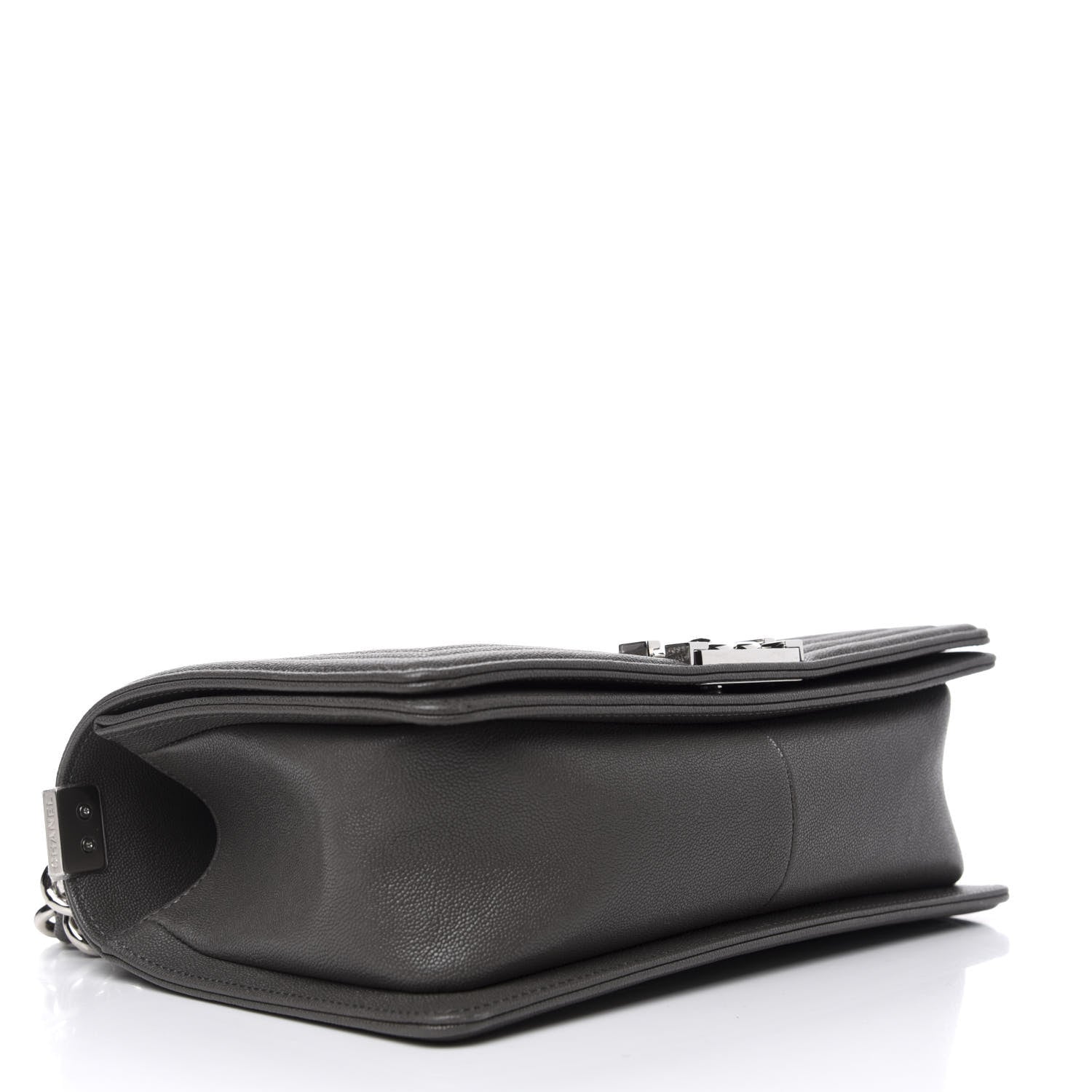Chanel Caviar Quilted Medium Boy Flap Grey 4 of 10