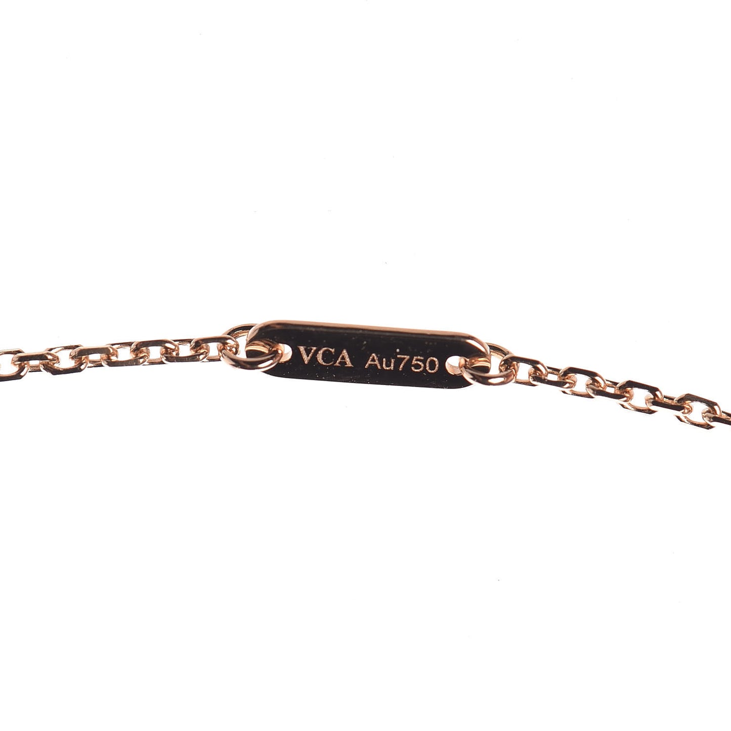 18K Rose Gold Sweet Alhambra Pendant Necklace