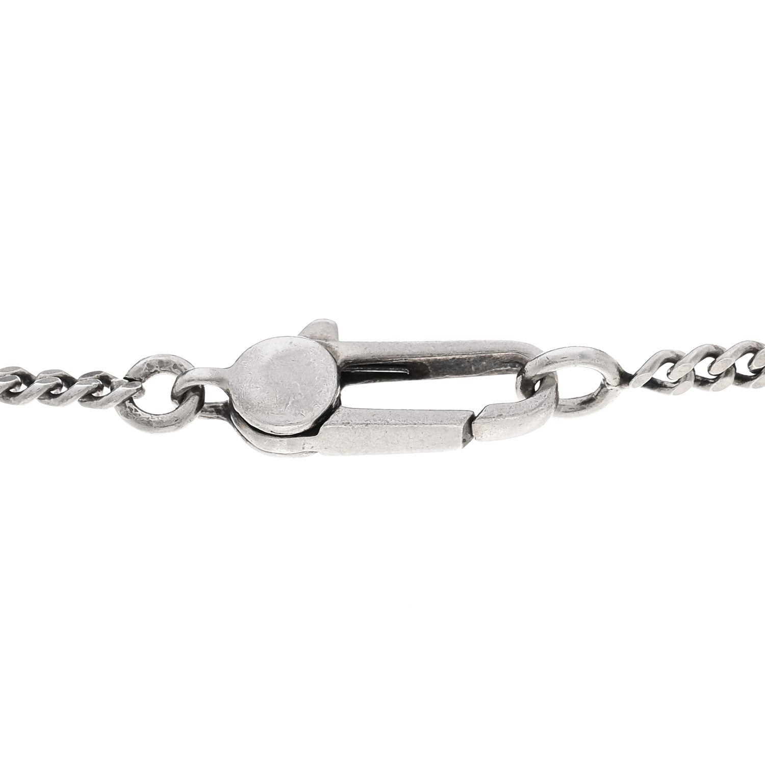 Gucci Sterling Silver Enamel Diamantissima Cross Pendant Necklace 4 of 5