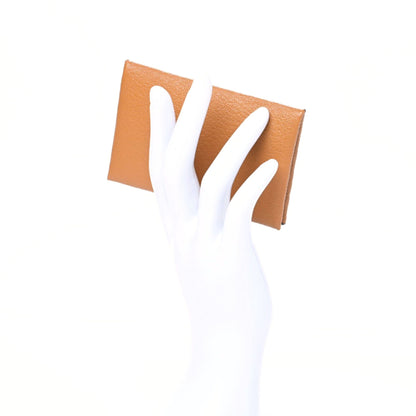 Hermes Chevre Mysore Verso Calvi Card Case Caramel Mauve Sylvestre 2 of 8