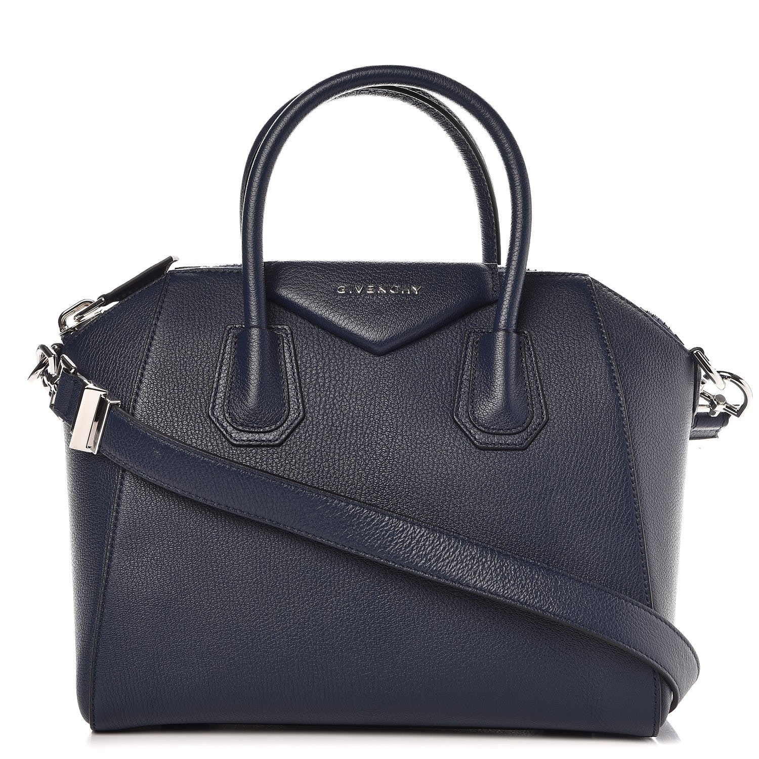 Givenchy Sugar Goatskin Small Antigona Night Blue 1 of 9