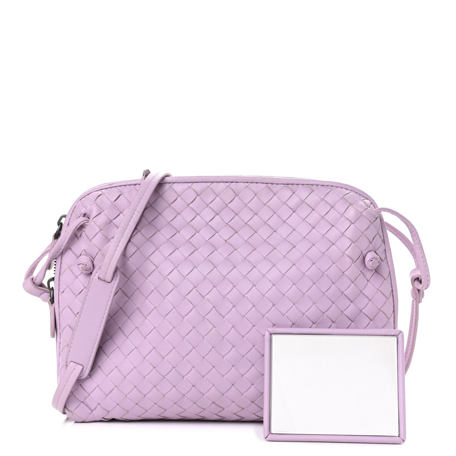Bottega Veneta Nappa Intrecciato Pillow Crossbody Messenger Parme 1 of 5