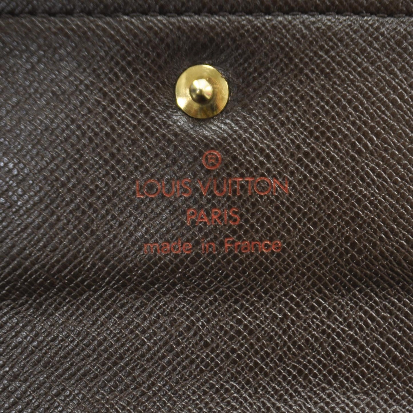 Damier Ebene Porte Tresor Etui Papier Wallet