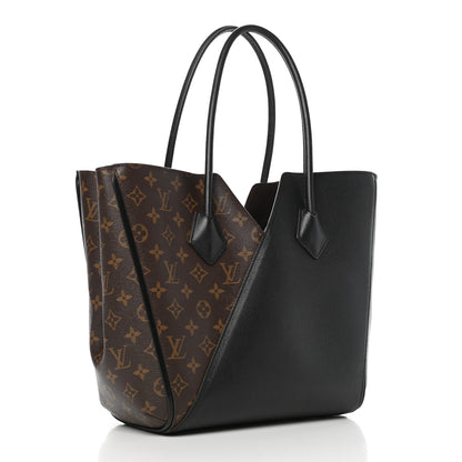 Louis Vuitton Calfskin Monogram Kimono Tote Black 3 of 12