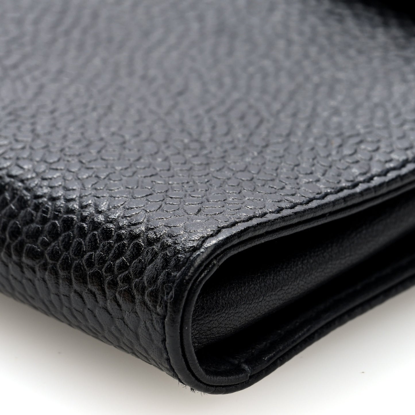 Caviar CC Phone Holder Crossbody Black