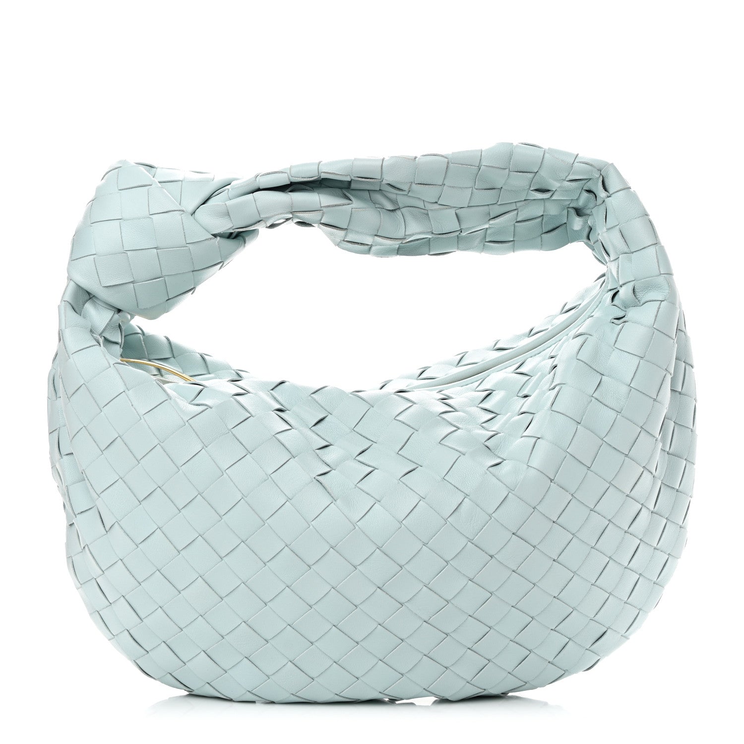 Bottega Veneta Nappa Intrecciato Teen Jodie Hobo Teal Washed 1 of 10