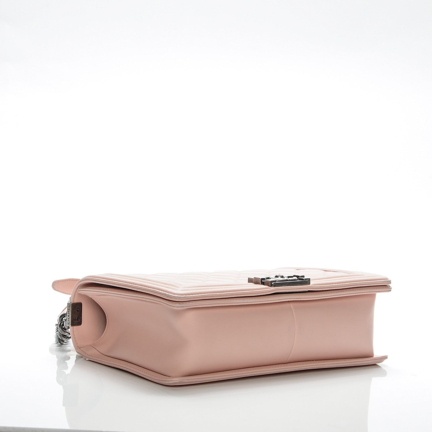 Chanel Calfskin Quilted New Medium Boy Flap Light Pink 4 of 8