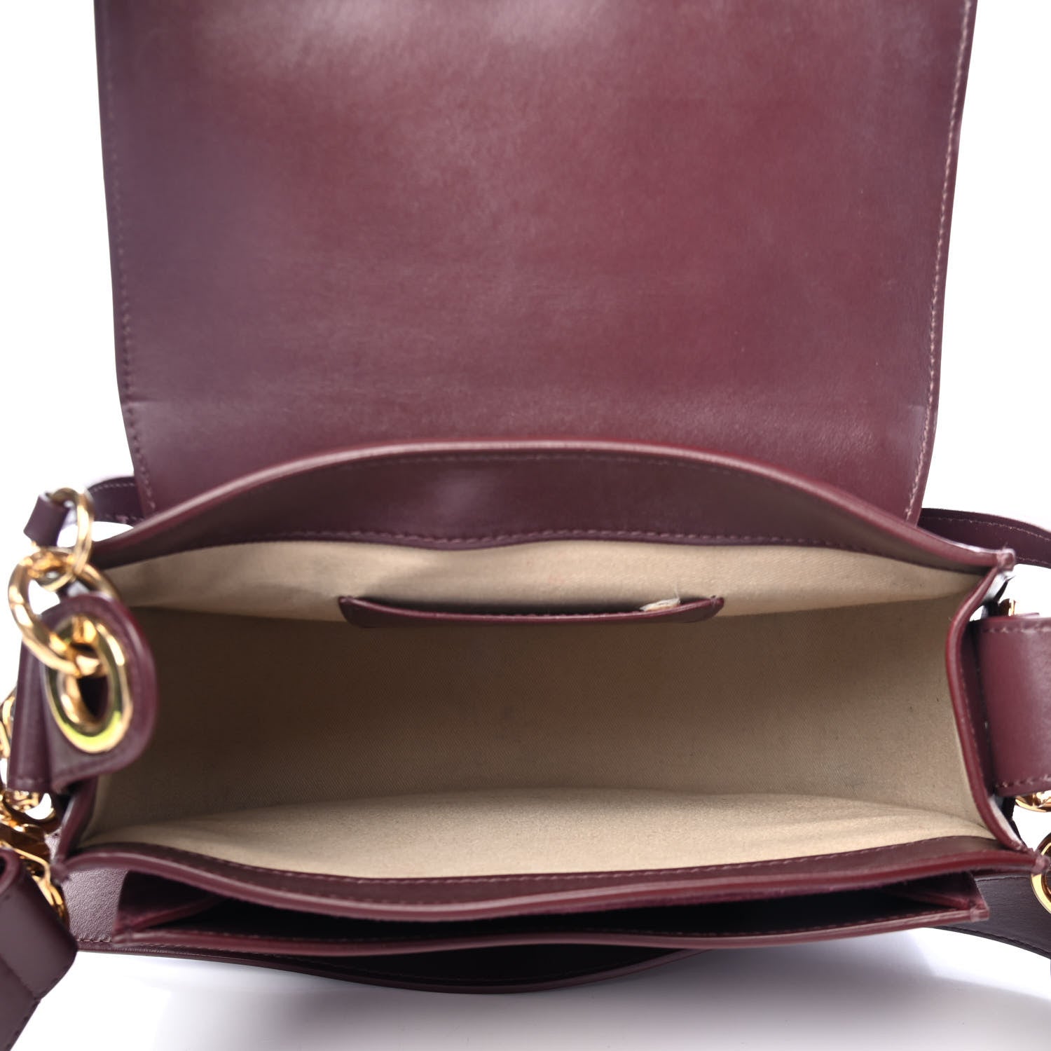 Chloe Calfskin Large Tess Bag Raisin 4 of 4