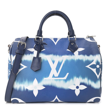 Louis Vuitton Monogram Escale Speedy Bandouliere 30 Blue 1 of 11