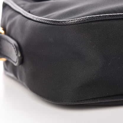 Prada Tessuto Nylon Saffiano Small Crossbody Bag Black 8 of 10