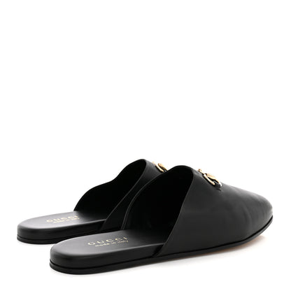 Gucci Calfskin Mens Horsebit Slippers 11 Black 5 of 11