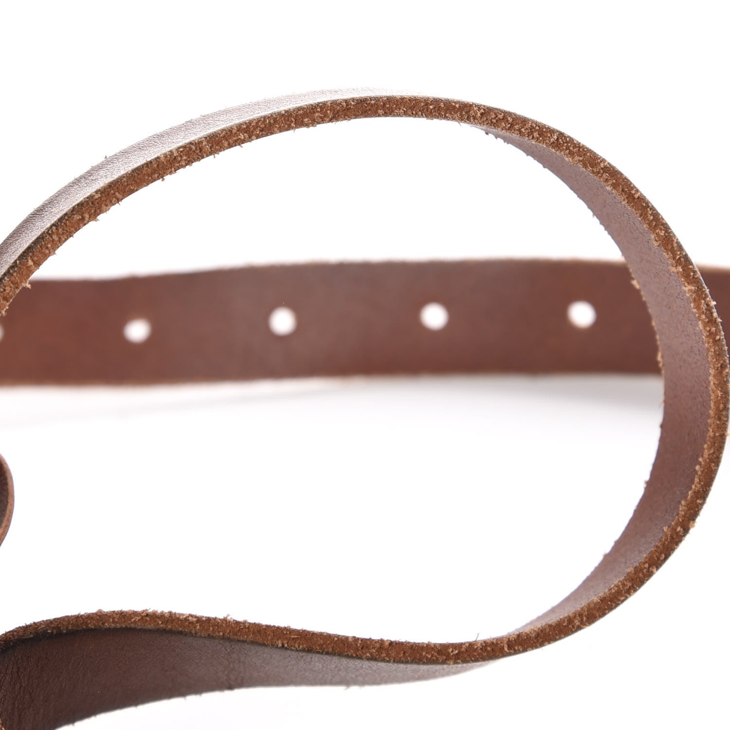Gucci Faded Calfskin Double G 20mm Belt 80 32 Cuir 7 of 8