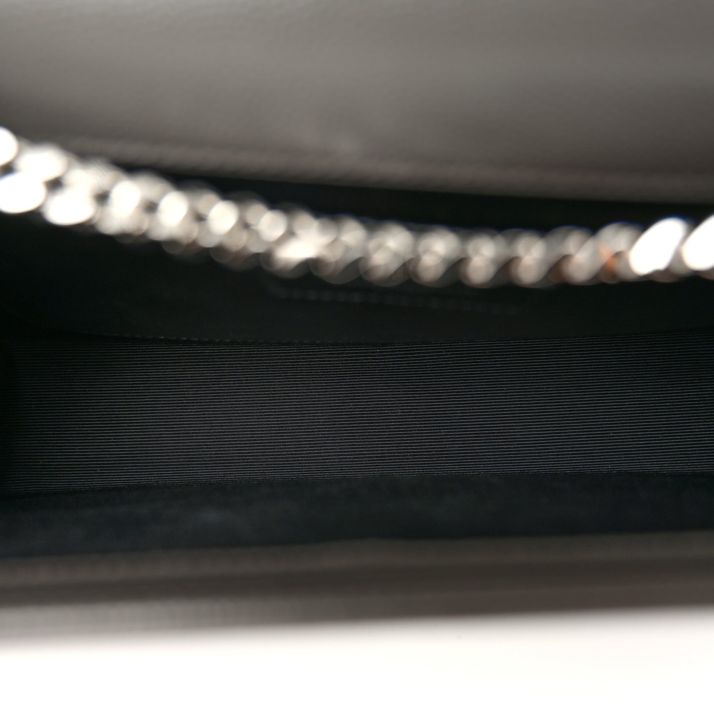 Grain De Poudre Medium Classic Monogram Kate Satchel Earth Grey