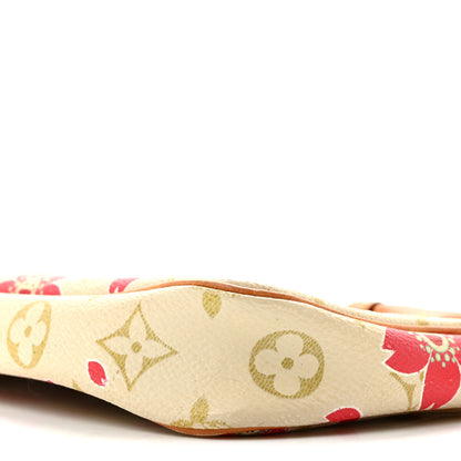 Louis Vuitton Monogram Cherry Blossom Pochette Accessories Red 10 of 14