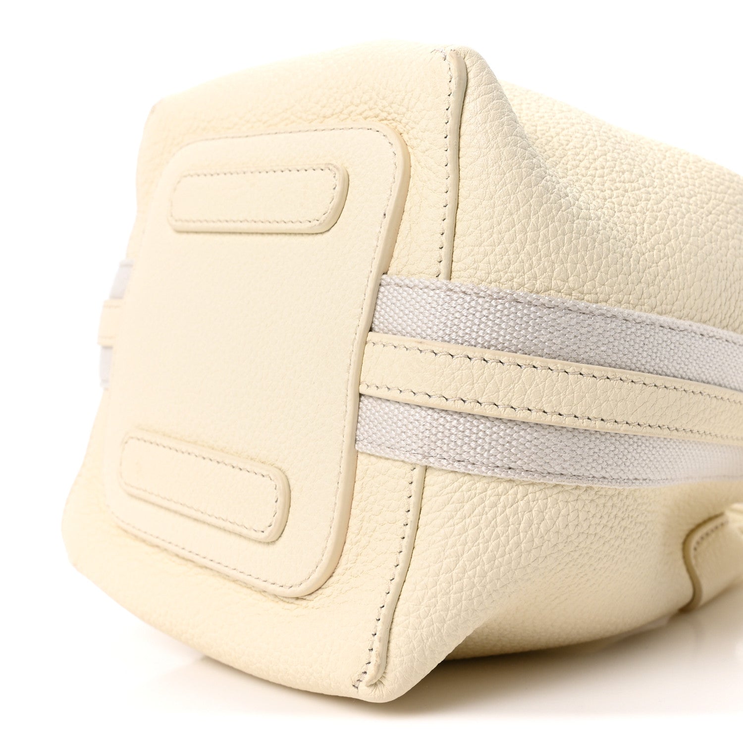 Loro Piana Grained Calfskin Micro Bale Bag Whisper White 9 of 9