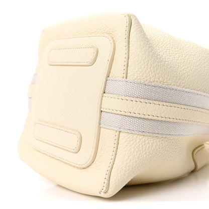 Loro Piana Grained Calfskin Micro Bale Bag Whisper White 9 of 9