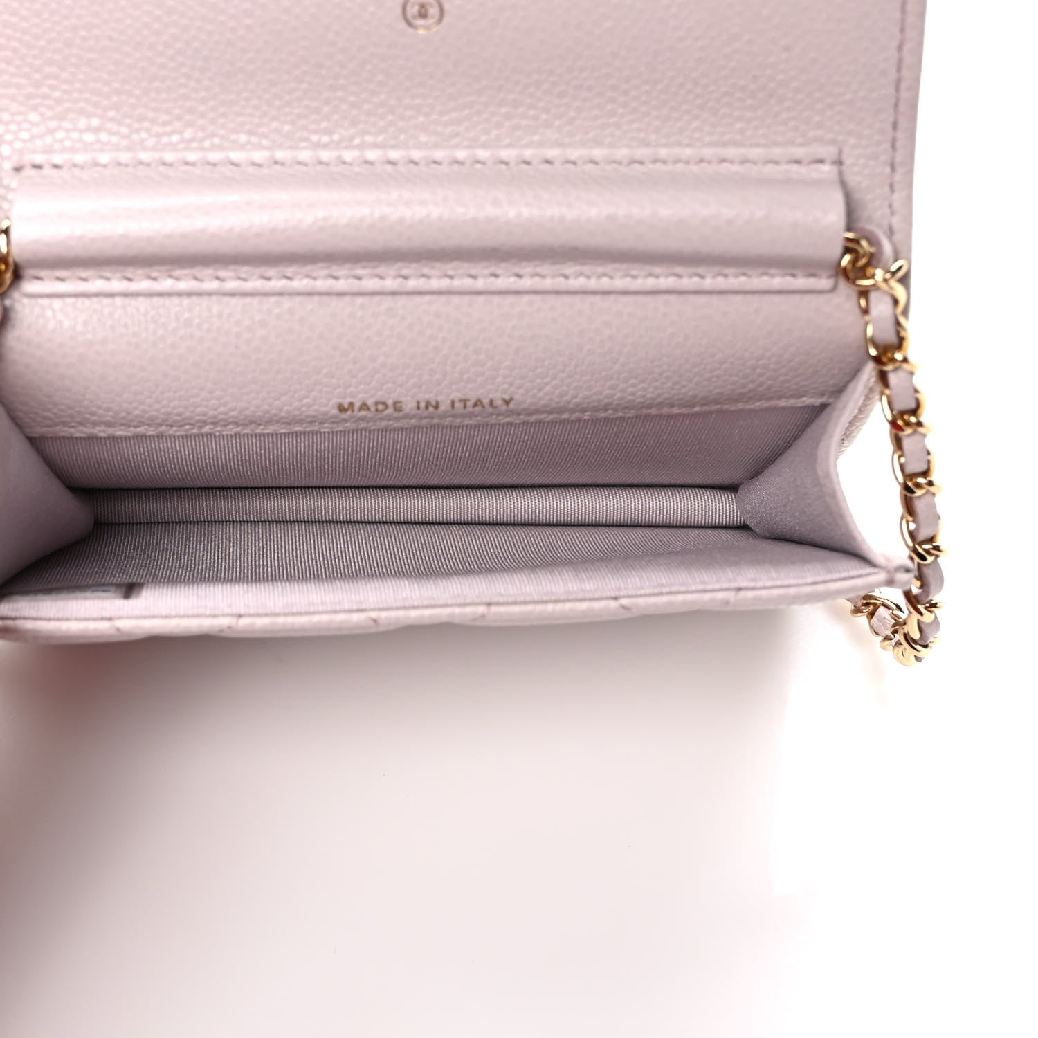 Chanel Caviar Quilted Miss Coco Clutch With Chain Light Purple 5 of 10