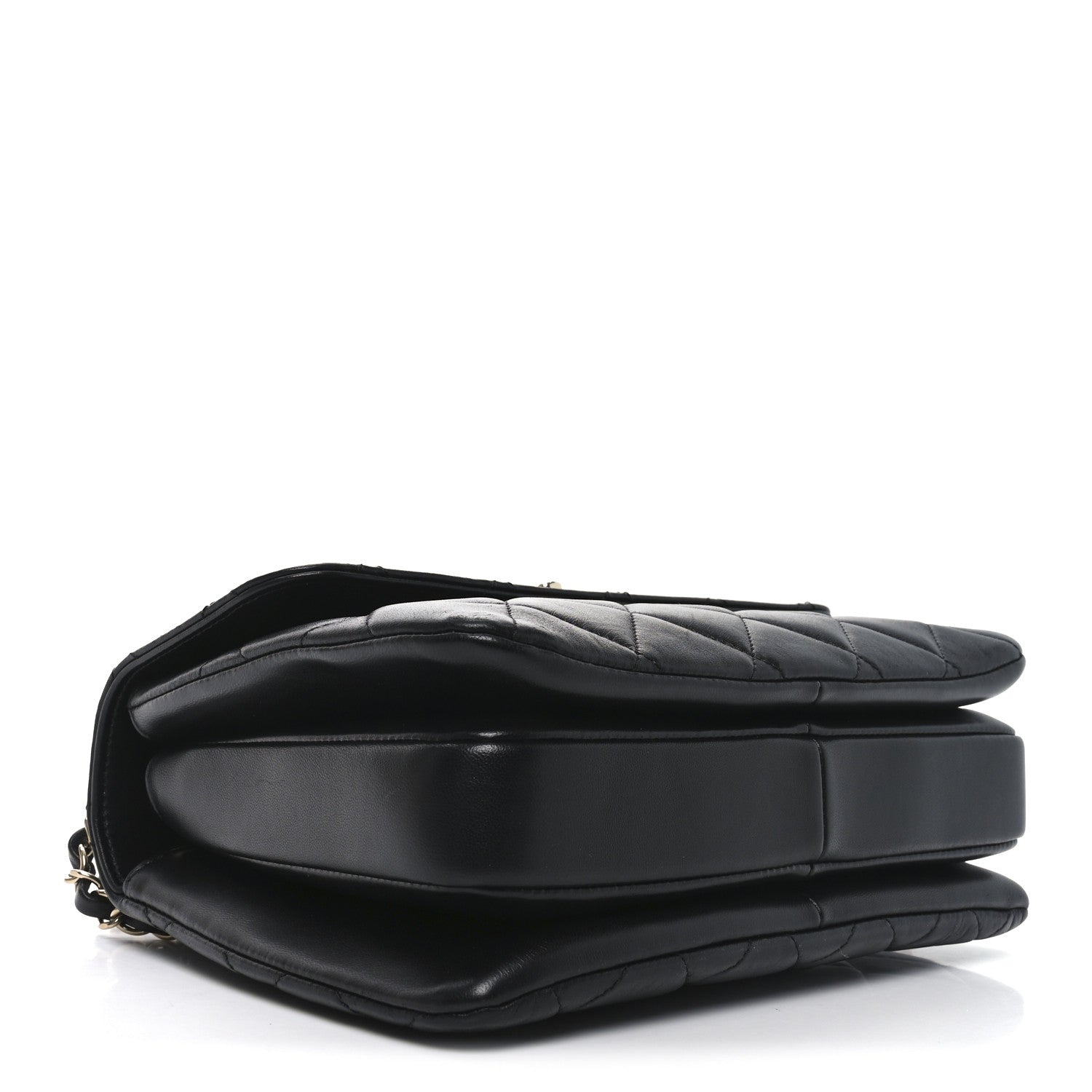 Chanel Lambskin Quilted Mini Trendy CC Dual Handle Flap Bag Black 4 of 10