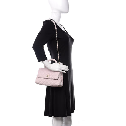 Chanel Caviar Quilted Mini Coco Handle Flap Lilas Lilac 2 of 11