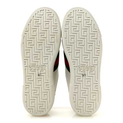 Gucci Ultralight Plume Calfskin Web Womens Ace Platform Sneakers 38.5 White 6 of 10