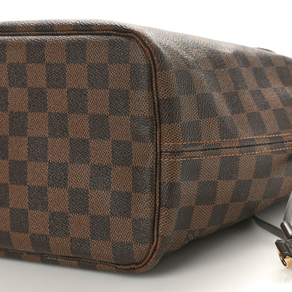 Louis Vuitton Damier Ebene Neo Neverfull MM Rose Ballerine 8 of 13