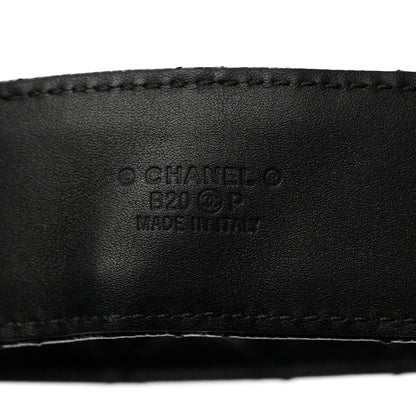 Chanel Caviar Quilted CC Chain Belt 95 38 Black 3 of 7