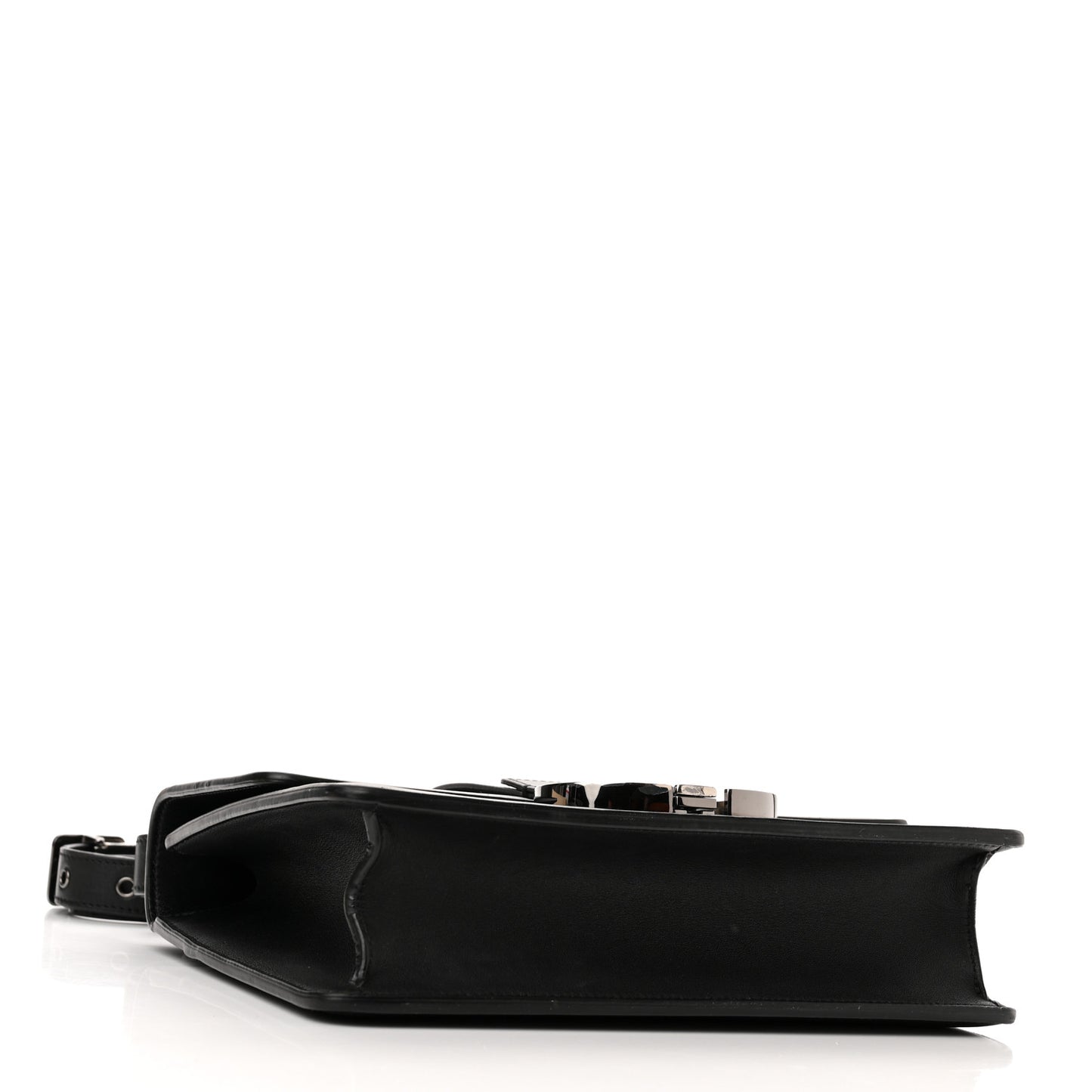 Smooth Calfskin 30 Montaigne Flap Bag Black