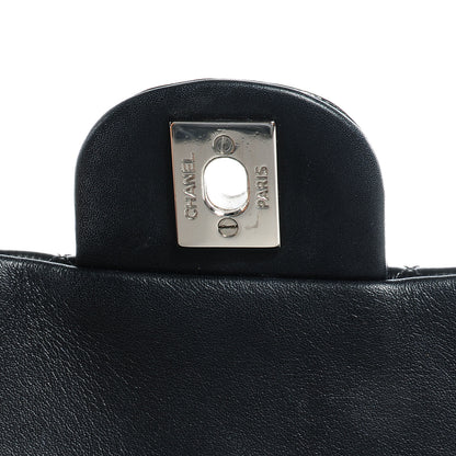Chanel Striated Patent Leather Quilted Mini Flap Black 8 of 8