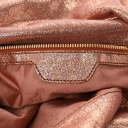 Stella McCartney Metallic Shaggy Deer Small Falabella Tote Copper 6 of 12