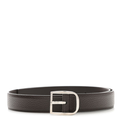 Gucci Calfskin Belt 85 34 Dark Brown 1 of 5