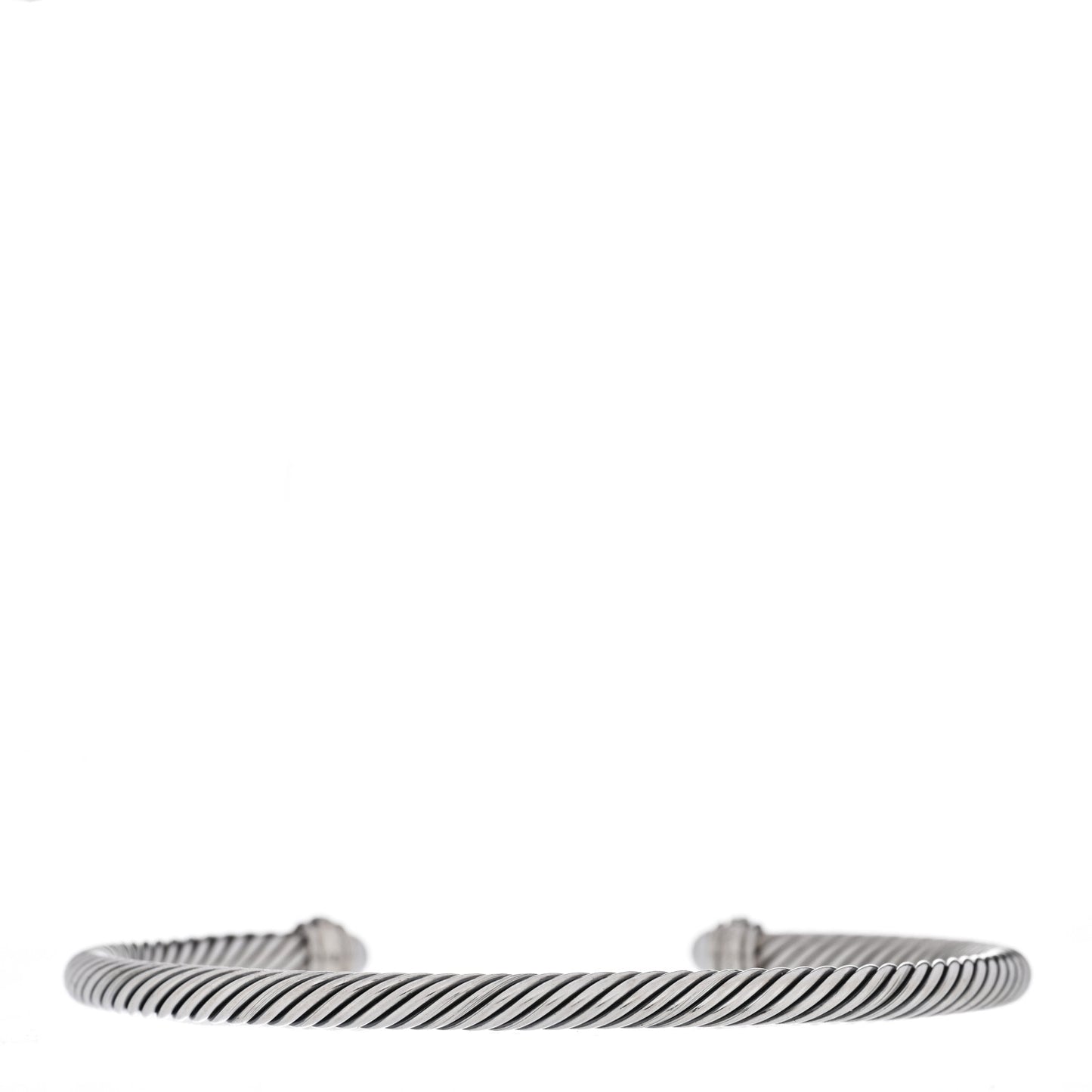 Sterling Silver Diamond Cultured Pearl 4mm Cable Classics Bracelet