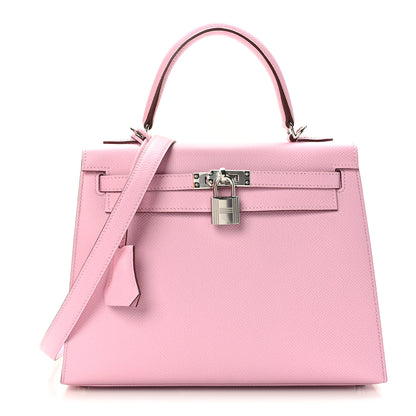 Hermes Epsom Kelly Sellier 25 Mauve Sylvestre 1 of 10