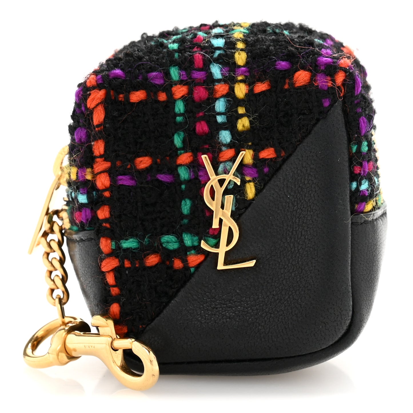 Boucle Jaime Cube Charm Keychain Black Multicolor