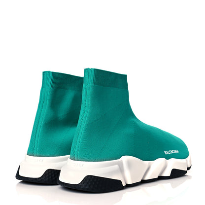 Balenciaga Neoprene Knit Mens Speed Sneakers 46 Turquoise 4 of 9