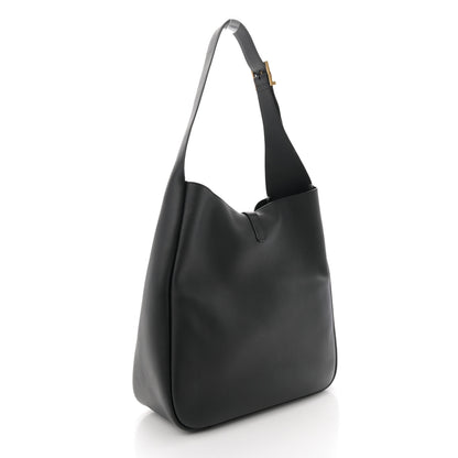 Saint Laurent Smooth Calfskin Large Le 5 A 7 Soft Hobo Black 3 of 10