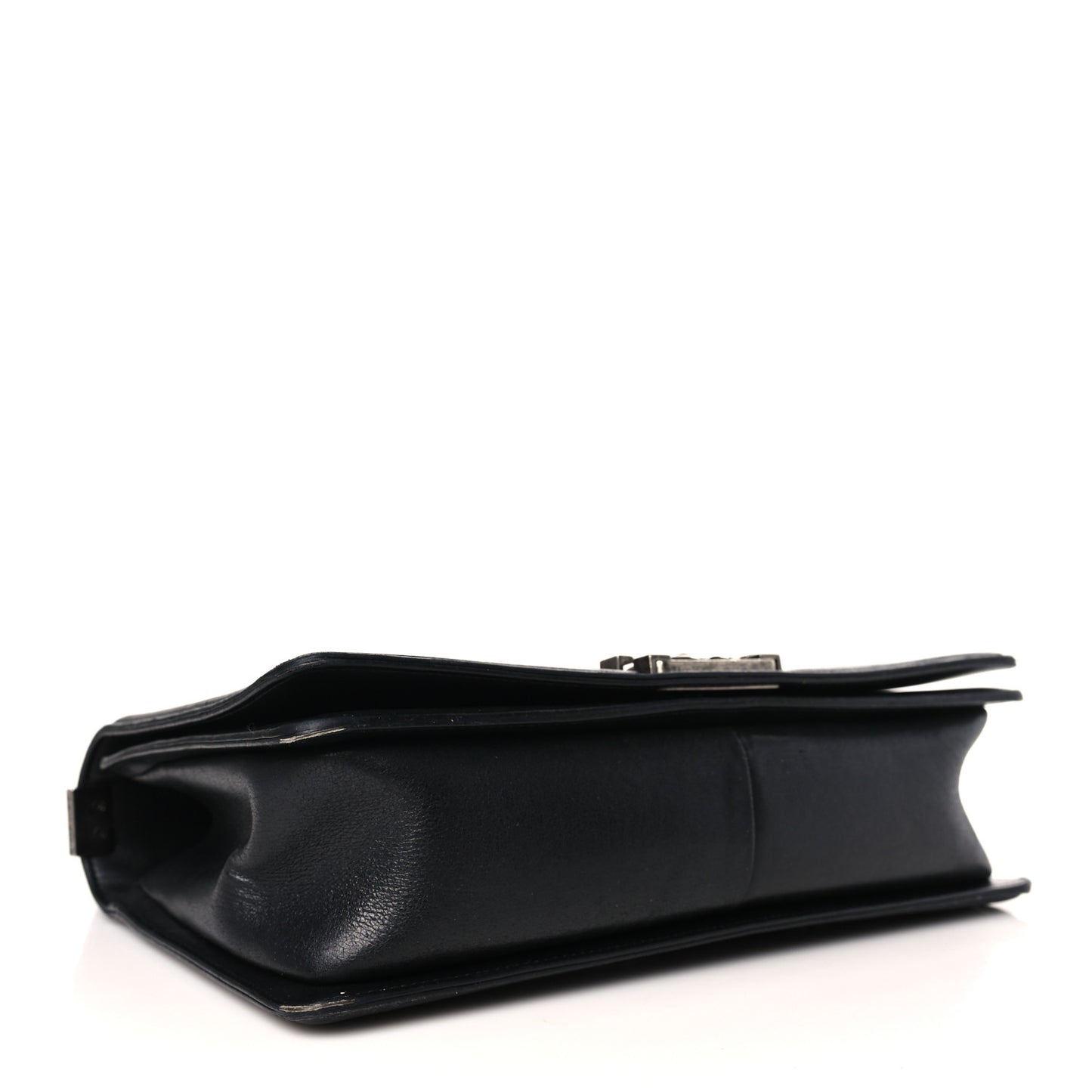 Lambskin Quilted New Medium Boy Flap Black