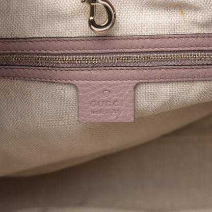 Gucci Pebbled Calfskin Medium Soho Chain Shoulder Bag Dark Cipria 6 of 13